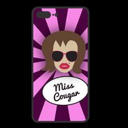 Coque  Iphone 8 Plus PREMIUM Miss Cougar Chatain