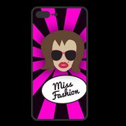 Coque  Iphone 8 Plus PREMIUM Miss Fashion Chatain