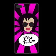 Coque  Iphone 8 Plus PREMIUM Miss Fashion Brune