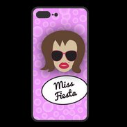 Coque  Iphone 8 Plus PREMIUM Miss Fiesta Chatain