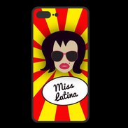 Coque  Iphone 8 Plus PREMIUM Miss Latina Brune