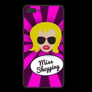 Coque  Iphone 8 Plus PREMIUM Miss Shopping Blonde