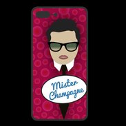 Coque  Iphone 8 Plus PREMIUM Mister Champagne Brun