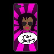 Coque  Iphone 8 Plus PREMIUM Miss Shopping Black