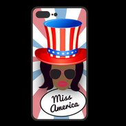 Coque  Iphone 8 Plus PREMIUM Miss USA Black
