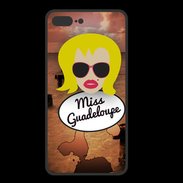Coque  Iphone 8 Plus PREMIUM Miss Guadeloupe Blonde