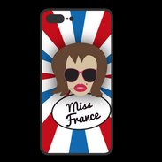 Coque  Iphone 8 Plus PREMIUM Miss France Chatain