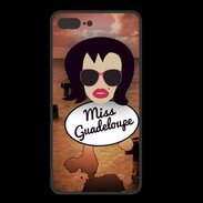 Coque  Iphone 8 Plus PREMIUM Miss Guadeloupe Brune