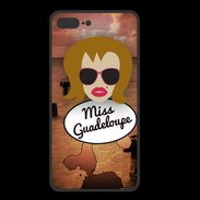 Coque  Iphone 8 Plus PREMIUM Miss Guadeloupe Rousse