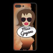Coque  Iphone 8 Plus PREMIUM Miss Guyane Chatain