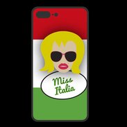 Coque  Iphone 8 Plus PREMIUM Miss Italie Blonde
