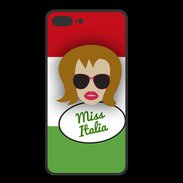 Coque  Iphone 8 Plus PREMIUM Miss Italie Rousse