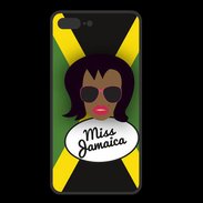 Coque  Iphone 8 Plus PREMIUM Miss Jamaica Black