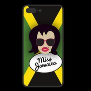 Coque  Iphone 8 Plus PREMIUM Miss Jamaica Brune