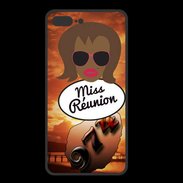 Coque  Iphone 8 Plus PREMIUM Miss Réunion Black