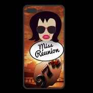 Coque  Iphone 8 Plus PREMIUM Miss Réunion Brune