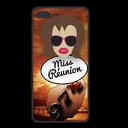 Coque  Iphone 8 Plus PREMIUM Miss Réunion Chatain