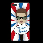 Coque  Iphone 8 Plus PREMIUM Mister France Chatain