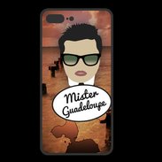 Coque  Iphone 8 Plus PREMIUM Mister Guadeloupe Brun