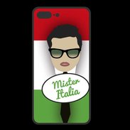 Coque  Iphone 8 Plus PREMIUM Mister Italie Brun