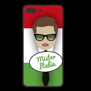 Coque  Iphone 8 Plus PREMIUM Mister Italie Chatain