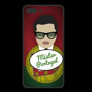 Coque  Iphone 8 Plus PREMIUM Mister Portugal Brun