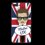 Coque  Iphone 8 Plus PREMIUM Mister UK Chatain