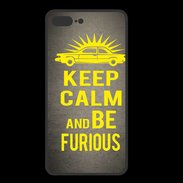 Coque  Iphone 8 Plus PREMIUM Keep Calm and Be Furious Gris