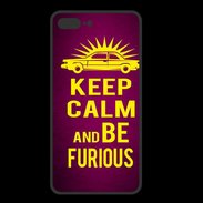 Coque  Iphone 8 Plus PREMIUM Keep Calm and Be Furious Rose