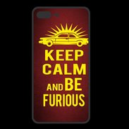 Coque  Iphone 8 Plus PREMIUM Keep Calm and Be Furious Rouge
