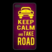 Coque  Iphone 8 Plus PREMIUM Keep Calm and Take o road 2 Rose