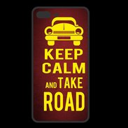 Coque  Iphone 8 Plus PREMIUM Keep Calm and Take o road 2 Rouge