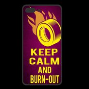 Coque  Iphone 8 Plus PREMIUM Keep Calm and Burn Out Rose