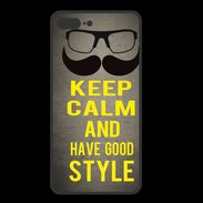 Coque  Iphone 8 Plus PREMIUM Keep Calm and Have a good Style Gris