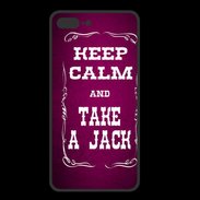 Coque  Iphone 8 Plus PREMIUM Keep Calm and Take Jack Rose