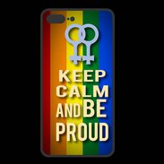 Coque  Iphone 8 Plus PREMIUM Keep Calm and Be proud Women Gay