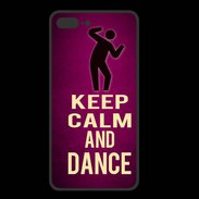 Coque  Iphone 8 Plus PREMIUM Keep Calm and Dance Rose