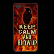 Coque  Iphone 8 Plus PREMIUM Keep Calm and Grenade Feu