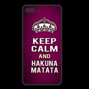Coque  Iphone 8 Plus PREMIUM Keep Calm and Hakuna Matata rose
