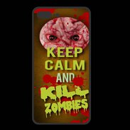 Coque  Iphone 8 Plus PREMIUM Keep Calm and Kill Zombies Orange