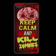 Coque  Iphone 8 Plus PREMIUM Keep Calm and Kill Zombies Rouge
