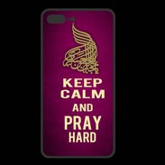 Coque  Iphone 8 Plus PREMIUM Keep Calm and Pray Muslim Rose