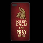 Coque  Iphone 8 Plus PREMIUM Keep Calm and Pray Muslim Rouge