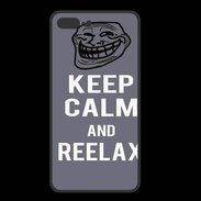Coque  Iphone 8 Plus PREMIUM Keep Calm and Reelax Gris