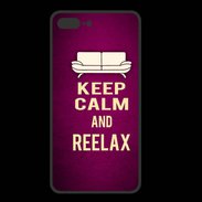 Coque  Iphone 8 Plus PREMIUM Keep Calm and Reelax Rose