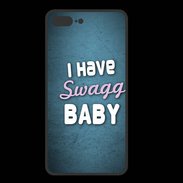 Coque  Iphone 8 Plus PREMIUM I have Swag bleu ZG