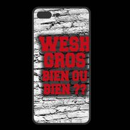 Coque  Iphone 8 Plus PREMIUM Wesh Gros Rouge