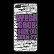 Coque  Iphone 8 Plus PREMIUM Wesh Gros Violet