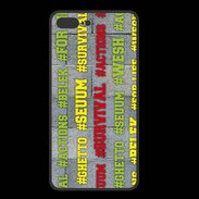 Coque  Iphone 8 Plus PREMIUM Wesh Vert Jaune