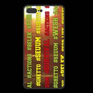 Coque  Iphone 8 Plus PREMIUM Wesh Vert Jaune Sun